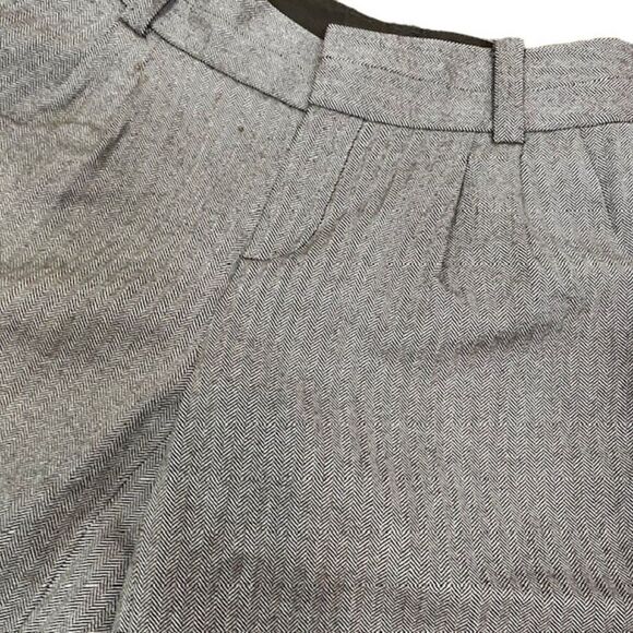 Banana Republic Women's Wool Dress Short Martin Fit Lined Brown Herringbone 4 - Picture 3 of 12
